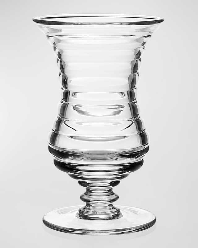 Ripples Footed Vase, 6"