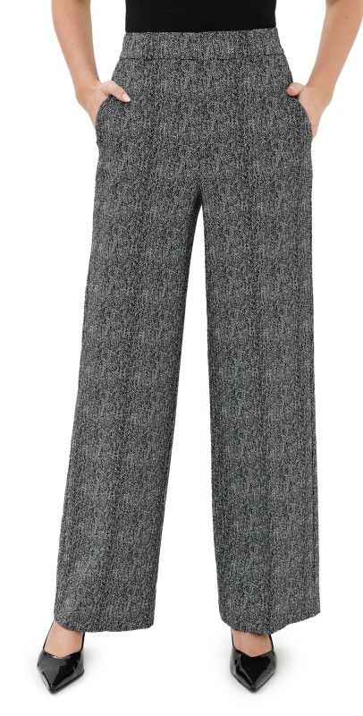 STAUD Prince Pants Textured Herringbone