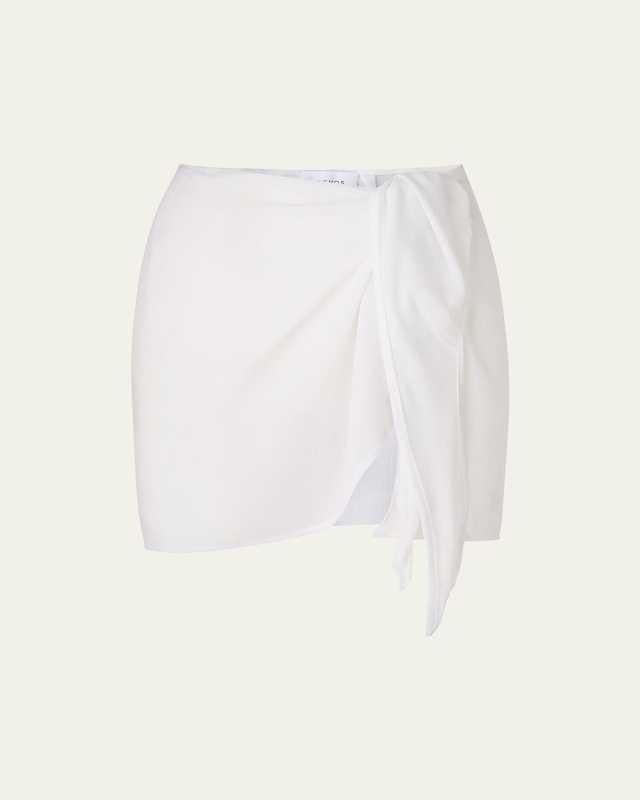The Wrap Mini Coverup Skirt
