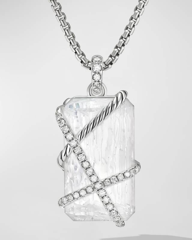 32mm Cable Wrap Pendant in Silver