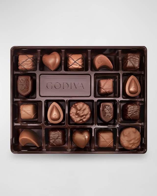 Chocolatier Nuts & Caramel Chocolate Gift Box, 18 Count
