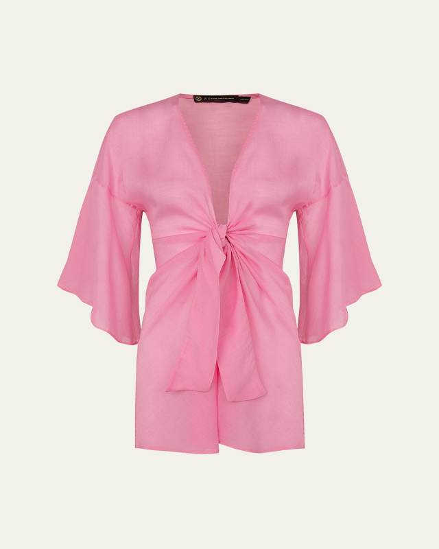 Solid Perola Knot Short Coverup