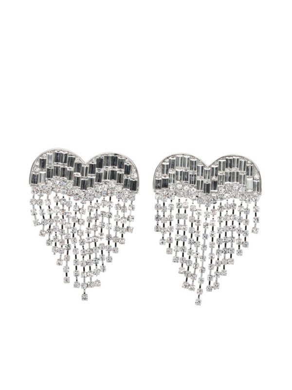Crystal Heart earrings