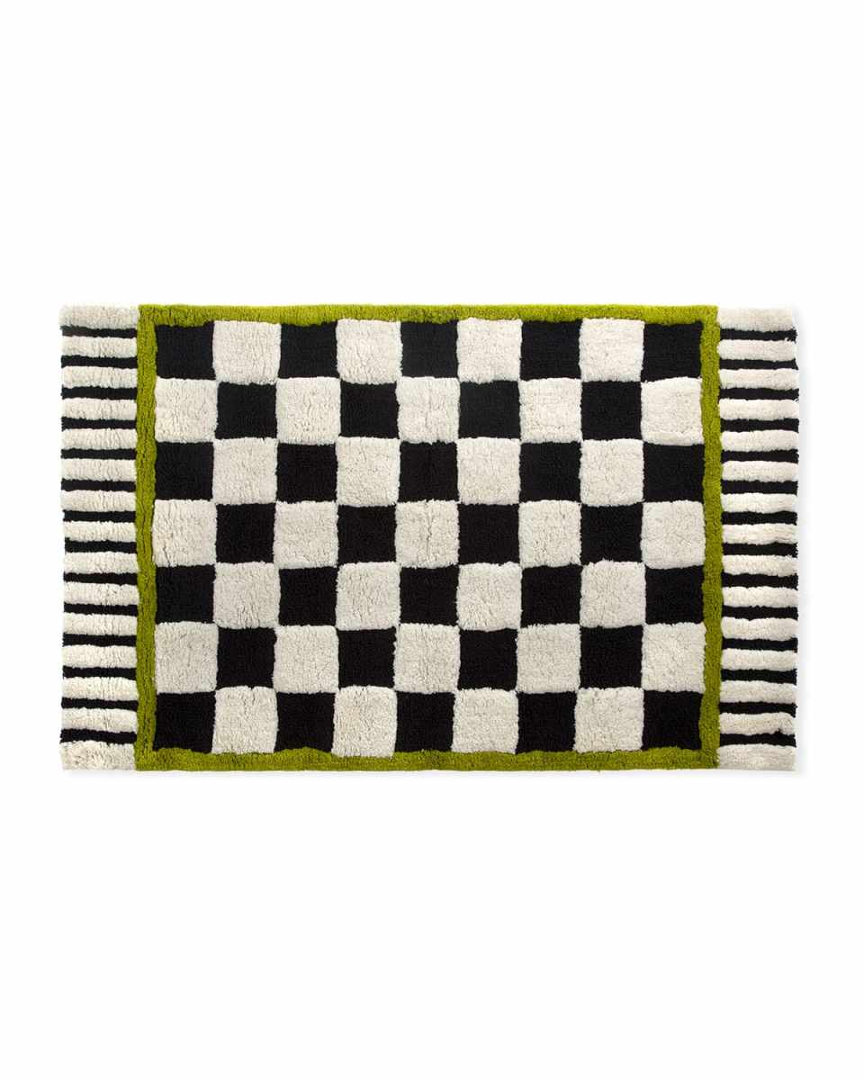 Courtly Check Large Bath Rug
