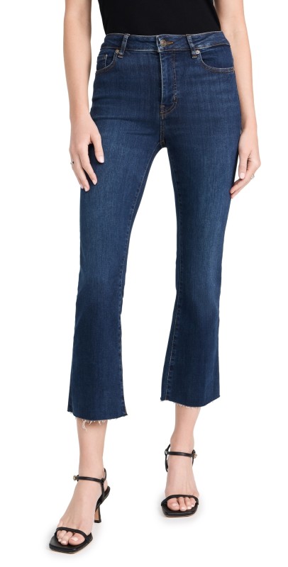 FRAME Le Crop Mini Boot Raw After Jeans Moonflower