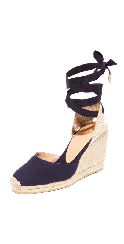 Castañer Carina Wedge Espadrilles Marino