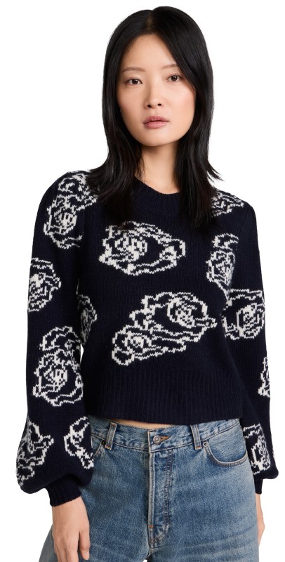 BAUM UND PFERDGARTEN Cherika Sweater Navy Creme