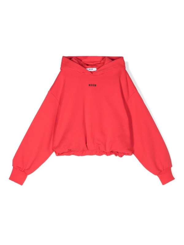 logo-embroidered hoodie