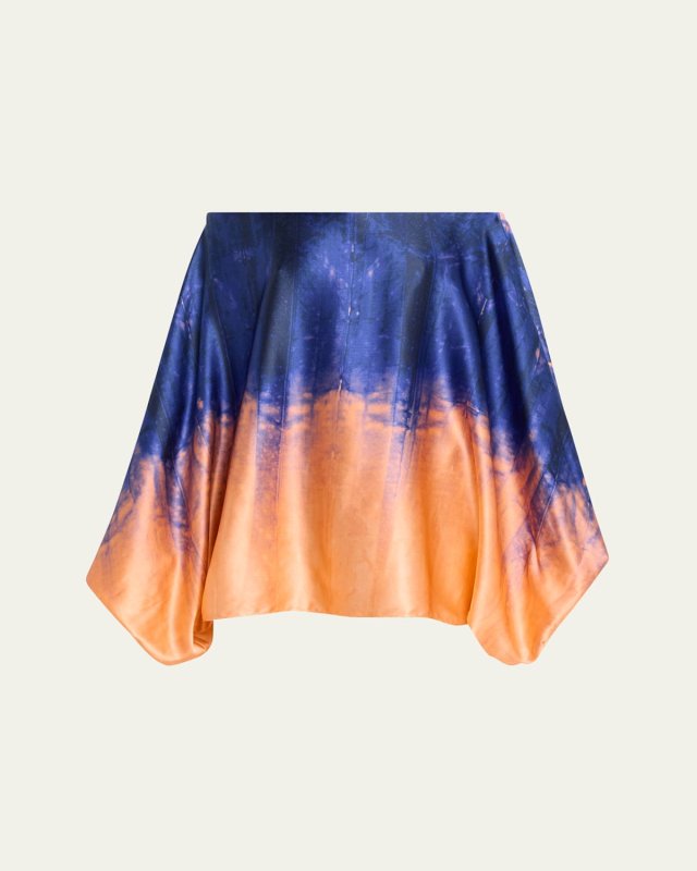 Tie-Dye Bellagio Off-Shoulder Blous