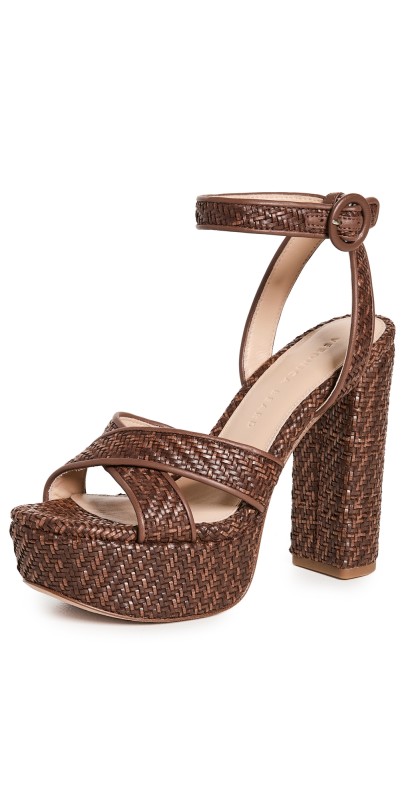 Veronica Beard Lalana Strappy Sandals Praline
