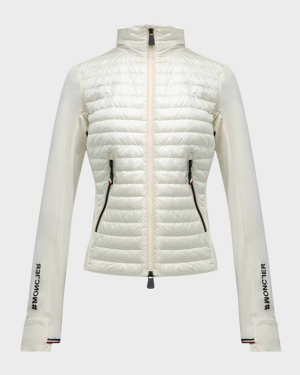 Quick-Drying Technical Jersey Puffer Jacket