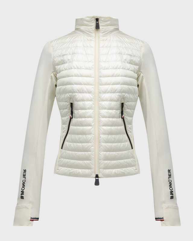 Quick-Drying Technical Jersey Puffer Jacket