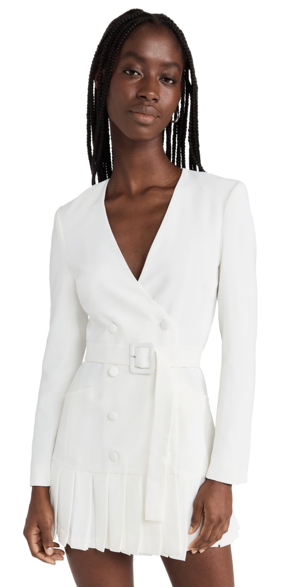 Amanda Uprichard Mesha Dress Ivory