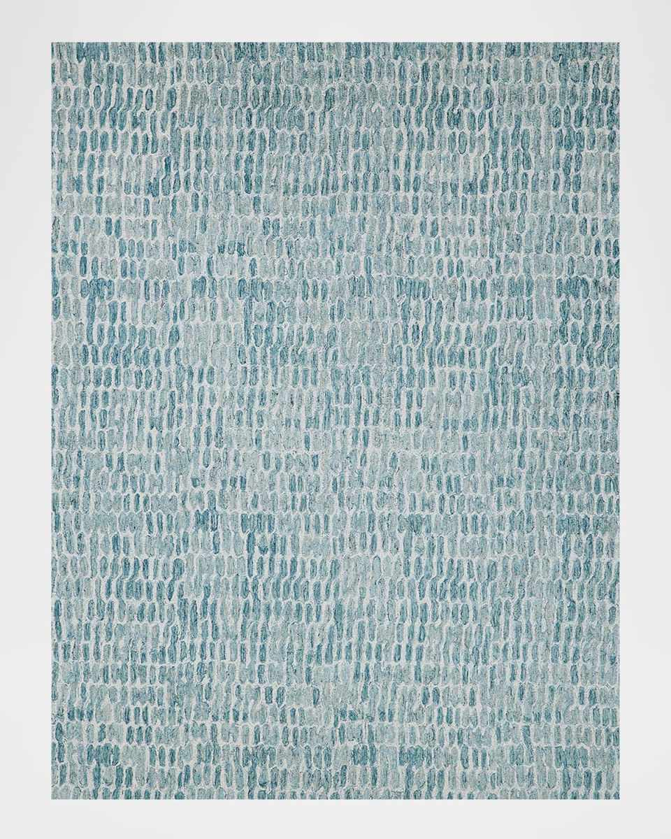Ink Blot Hand-Tufted Rug, 8' x 10'