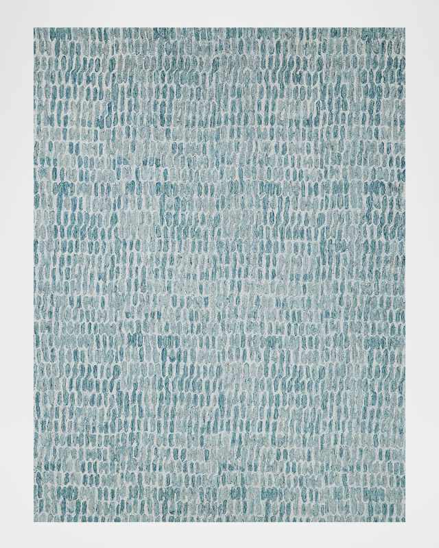 Ink Blot Hand-Tufted Rug, 8' x 10'