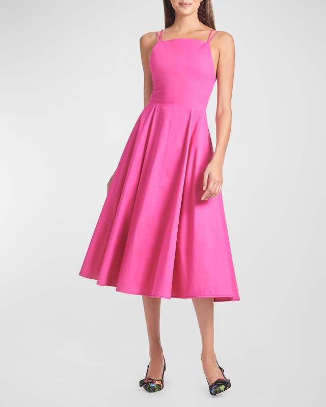 Jacinta Sleeveless Smocked Midi Dress
