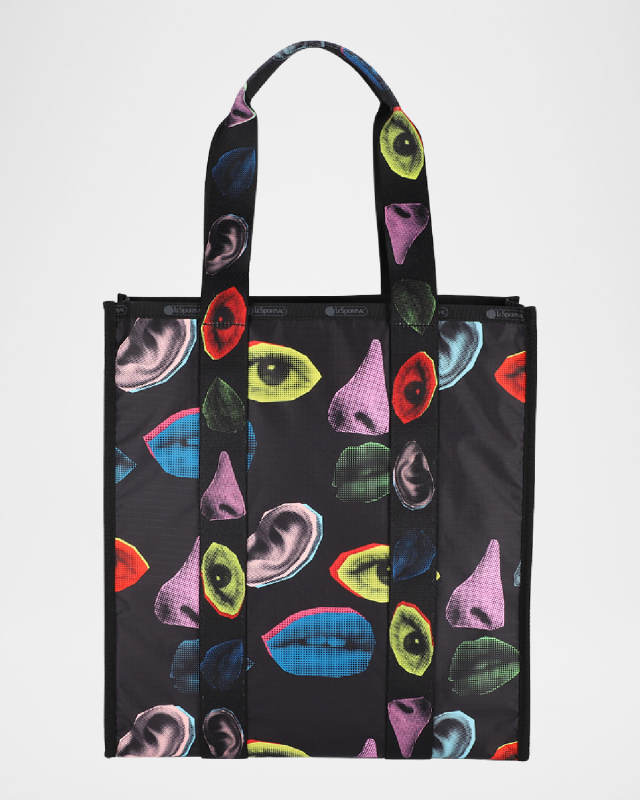 Large Printed Book Tote Bag