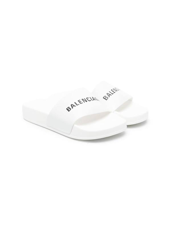 logo-print pool slides