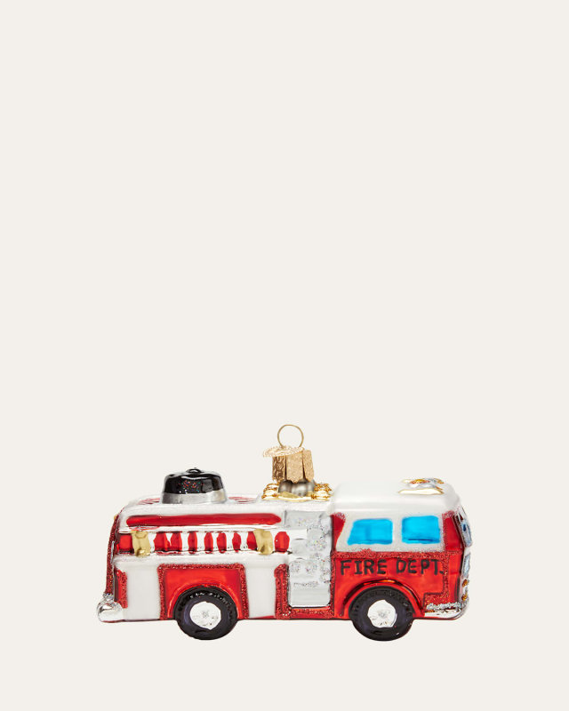 Fire Truck Christmas Ornament
