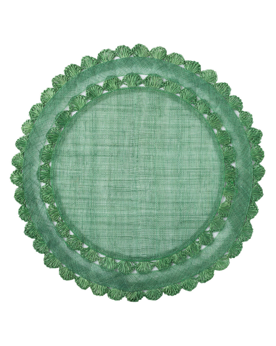 Isadora Placemat - Evergreen