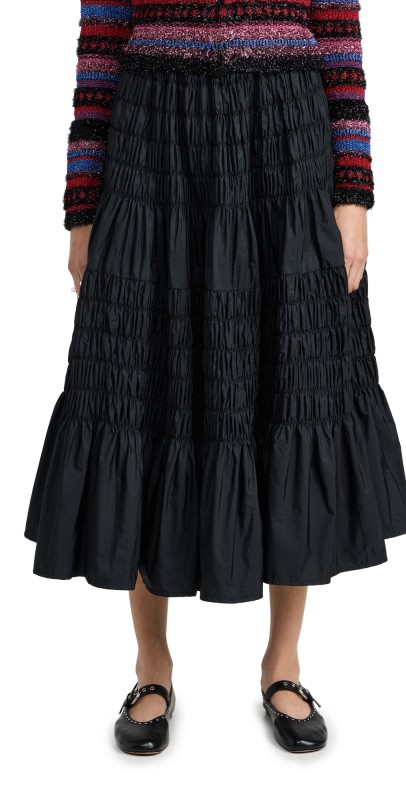 Molly Goddard Lauren Skirt Black