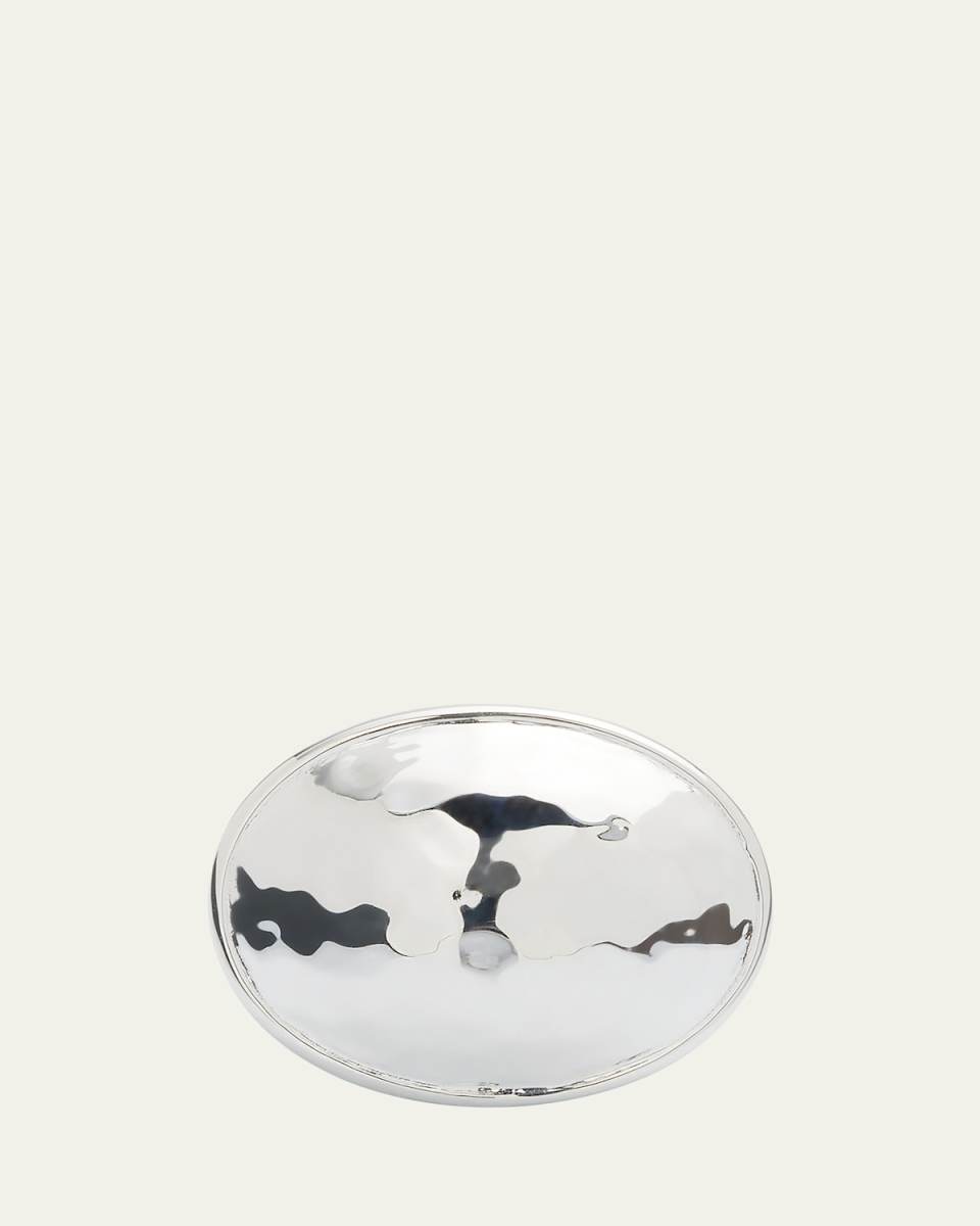 Wide Goddess Ring in Sterling Silver
