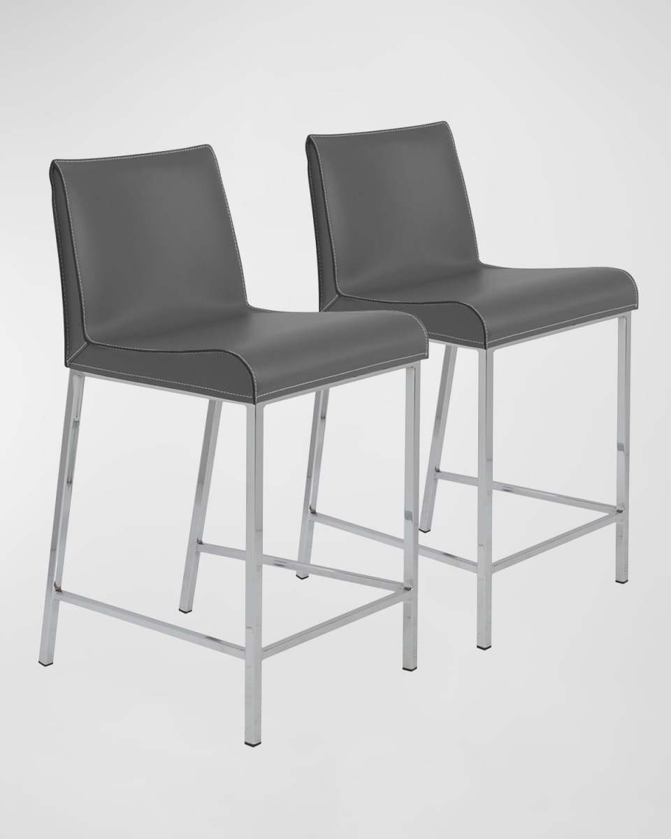 Cam Counter Stools, Set of 2