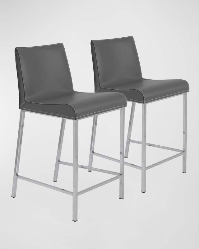 Cam Counter Stools, Set of 2