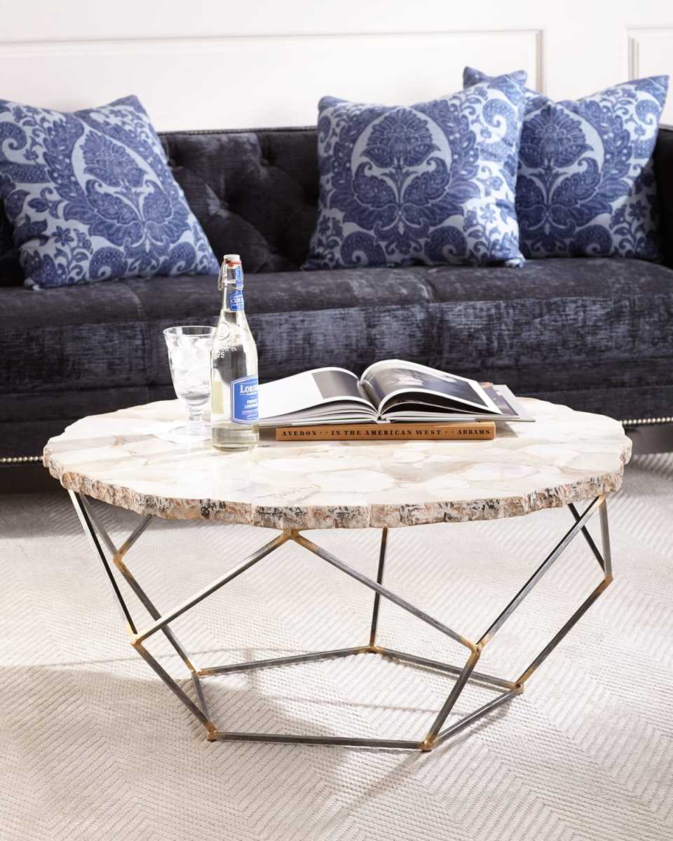 Loren Fossilized Clam Coffee Table