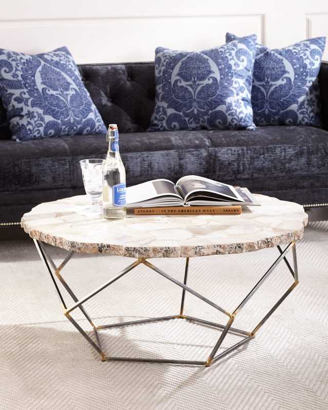 Loren Fossilized Clam Coffee Table