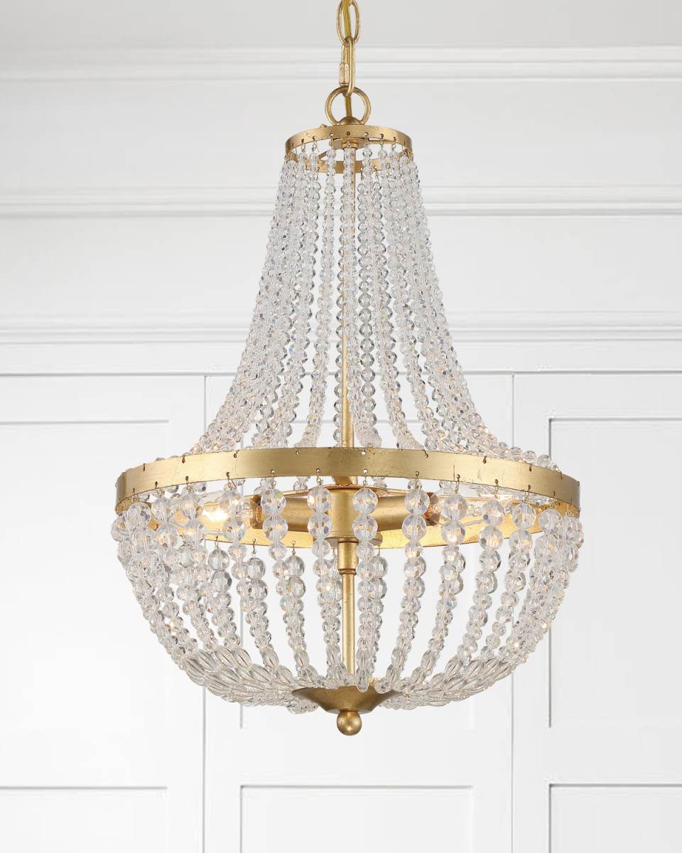 Rylee 3-Light Antique Gold Chandelier