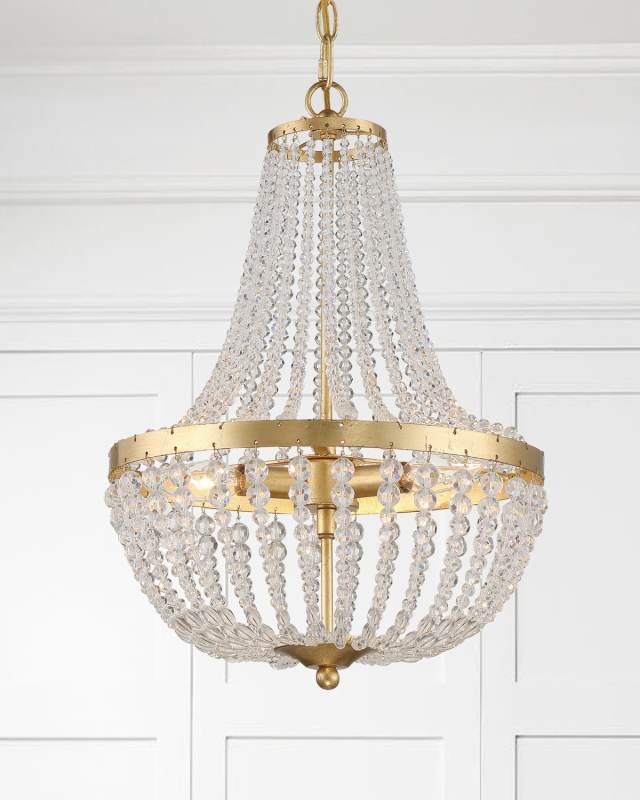 Rylee 3-Light Antique Gold Chandelier