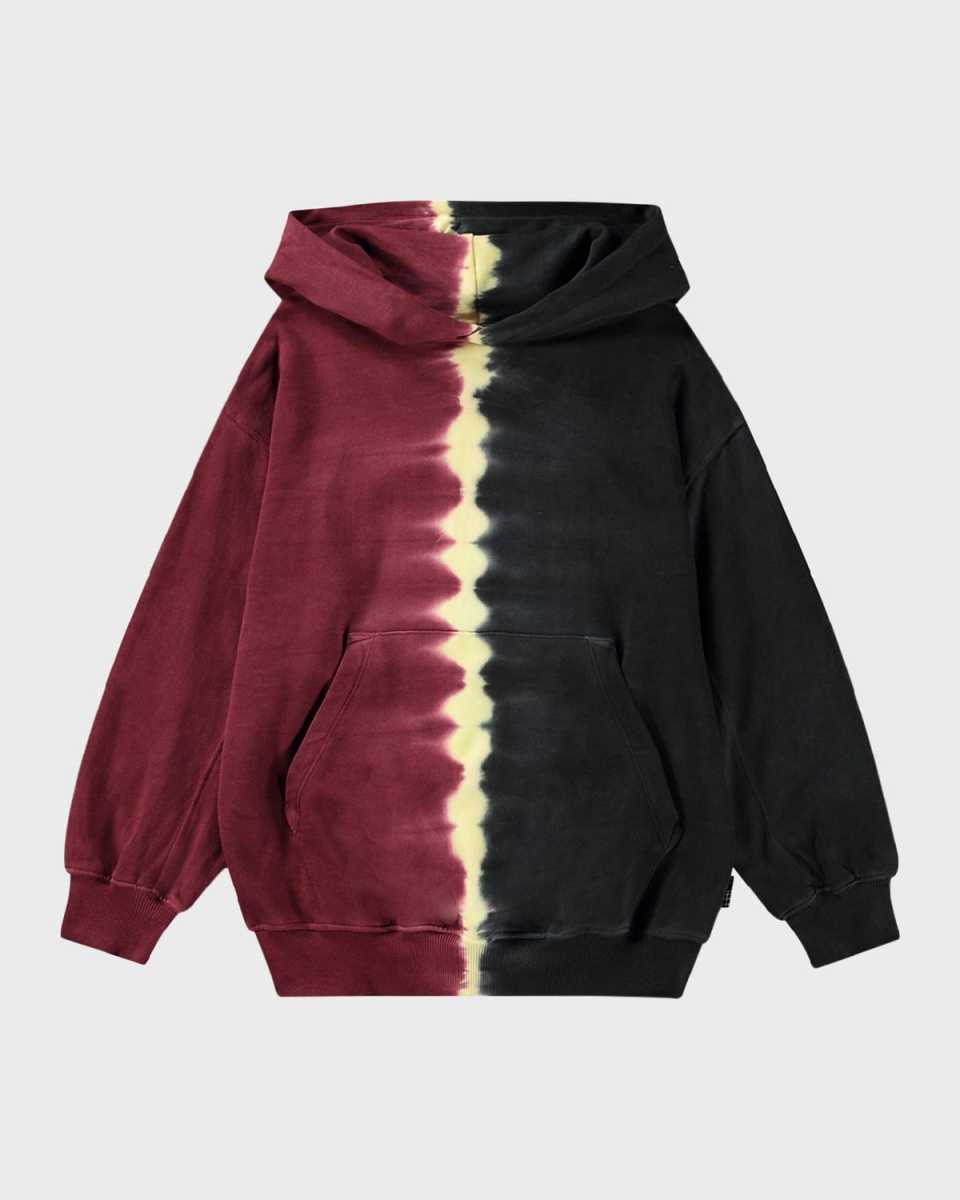 Boy's Maxx Two-Tone Tie Dye Hoodie, Size 8-16
