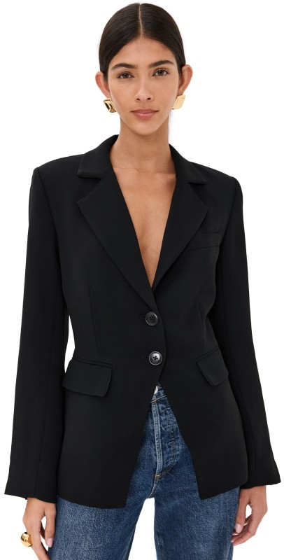Reformation Bondi Blazer Black