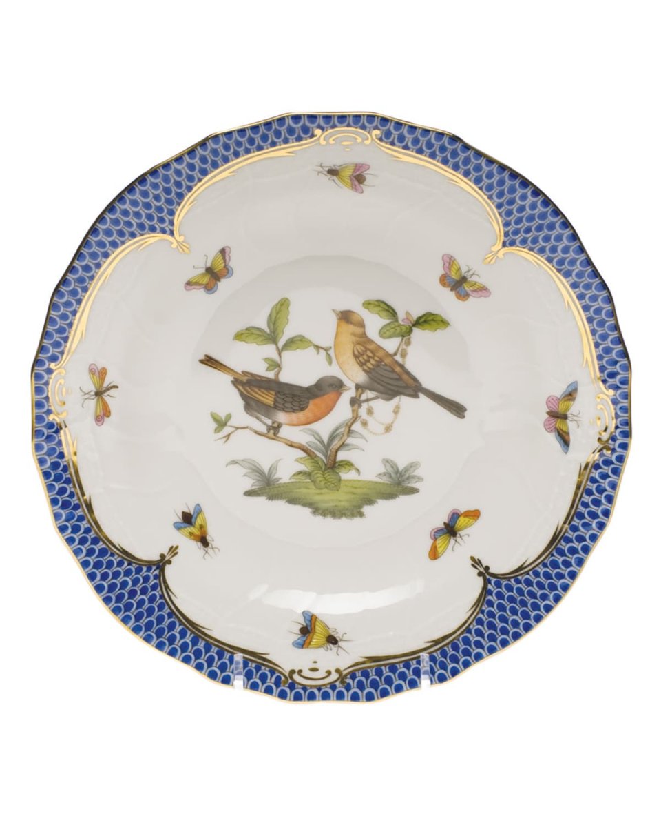 Rothschild Blue Motif 09 Dessert Plate