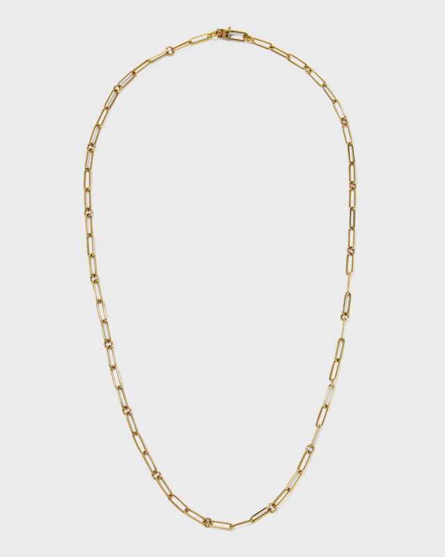 18k Yellow Gold Chain Necklace