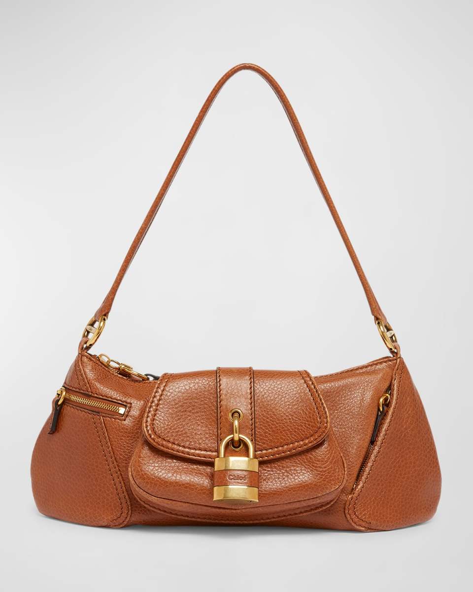 The 99 Shoulder Bag in Shiny Grained Calfskin