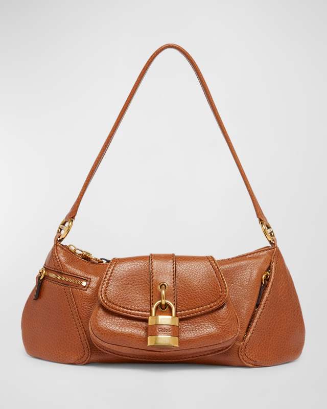 The 99 Shoulder Bag in Shiny Grained Calfskin