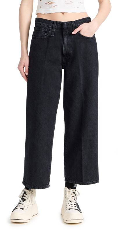 R13 Ankled D'Arcy Jeans Onyx Black
