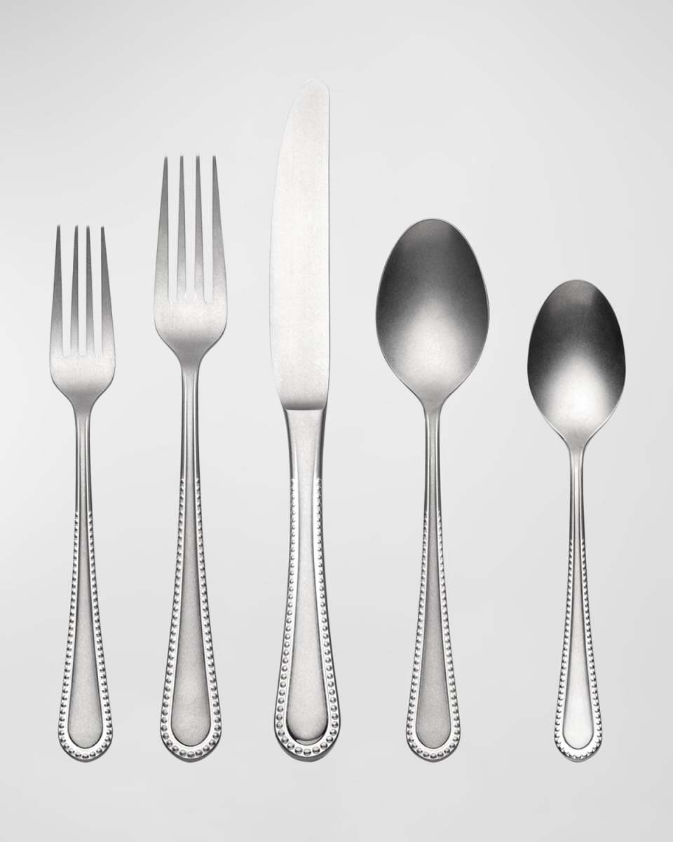Hartwell Tumbled 42-Piece Flatware Set