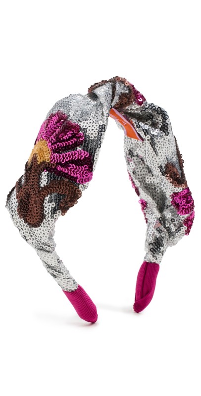 La Double J Cerchietto Headband Textured Sequins