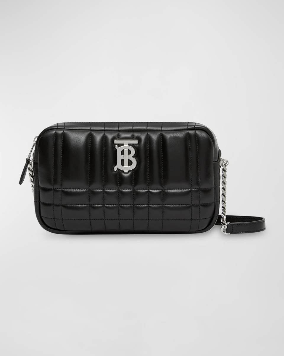 Lola Quilted Leather Camera Crossbody Bag