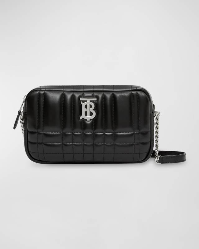 Lola Quilted Leather Camera Crossbody Bag