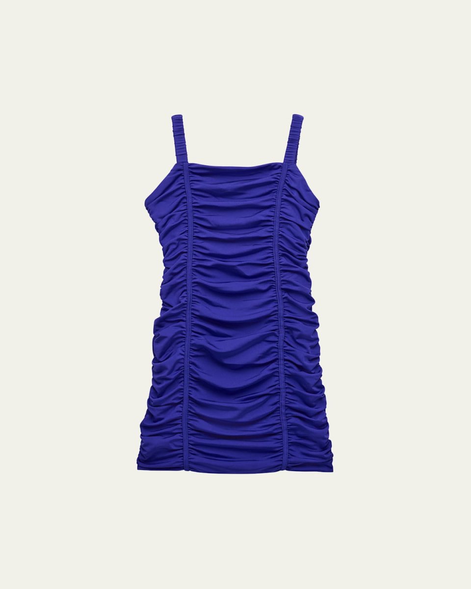 Girl's Scarlett Rouched Party Dress, Size S-XL