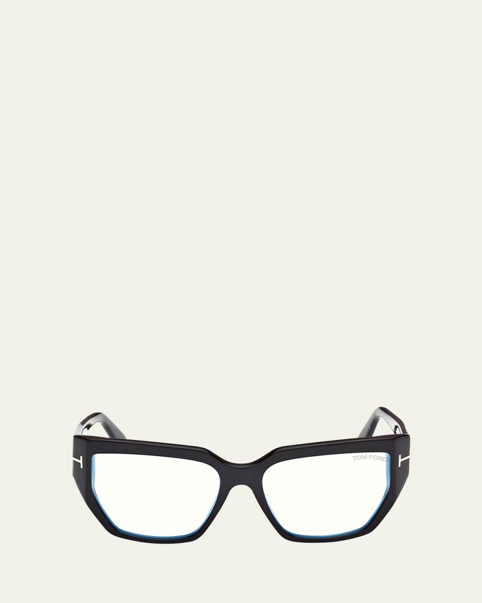 Blue Light Blocking Acetate Square Glasses
