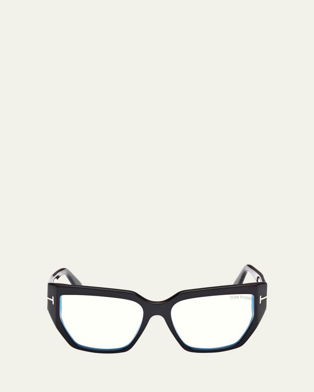 Blue Light Blocking Acetate Square Glasses