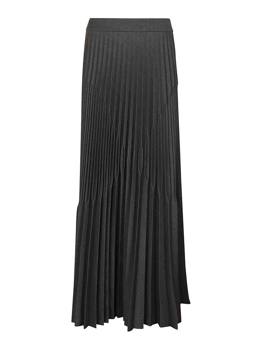 Alberta Ferretti Jupe Midi - Gris