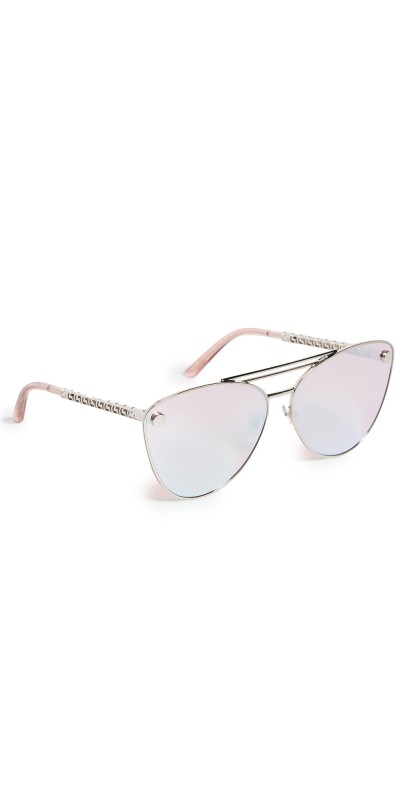 Versace Cat Eye Sunglasses Silver