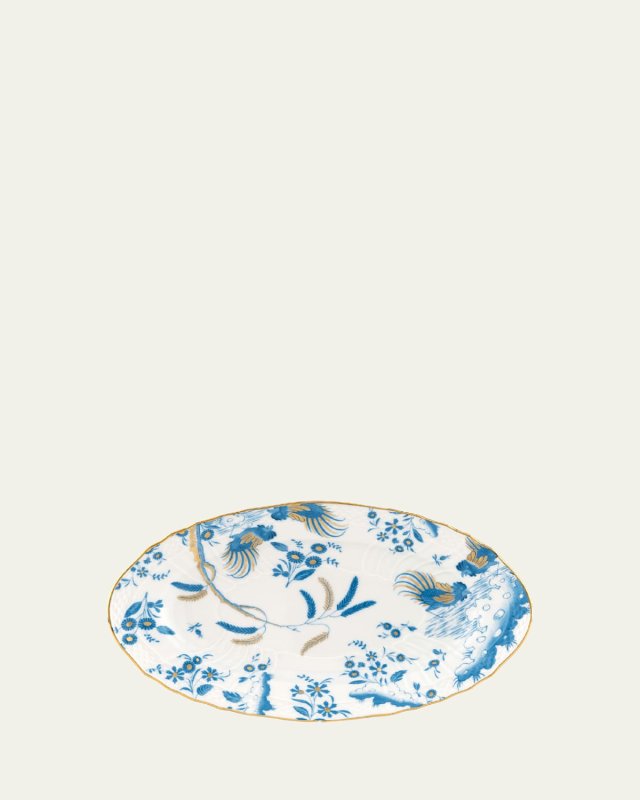 Oro di Doccia Pickle Dish, Turchese
