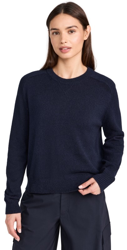 Theory Cropped Pullover Navy/Navy